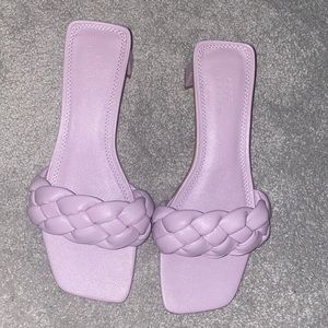 Purple heels from asos